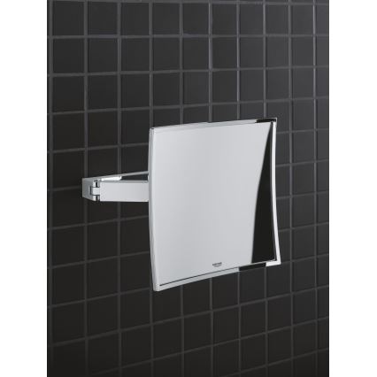 GROHE 40808000 - Косметичне дзеркало SELECTION CUBE 22,3 × 22,3 cm полірований хром