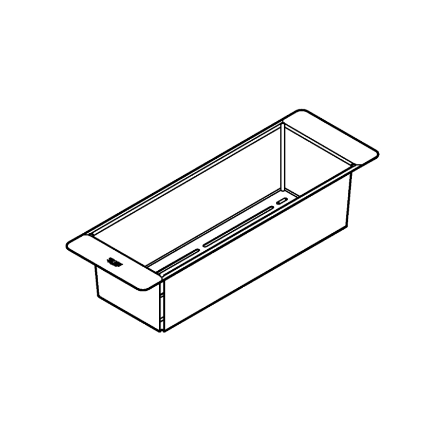 GROHE 40852SD0 - Многофункциональный дуршлаг 450 × 150 × 100 мм из нержавеющей стали