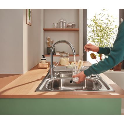 GROHE 40856SD0 - Поддон для слива 450 × 348 мм, брашированная нержавеющая сталь