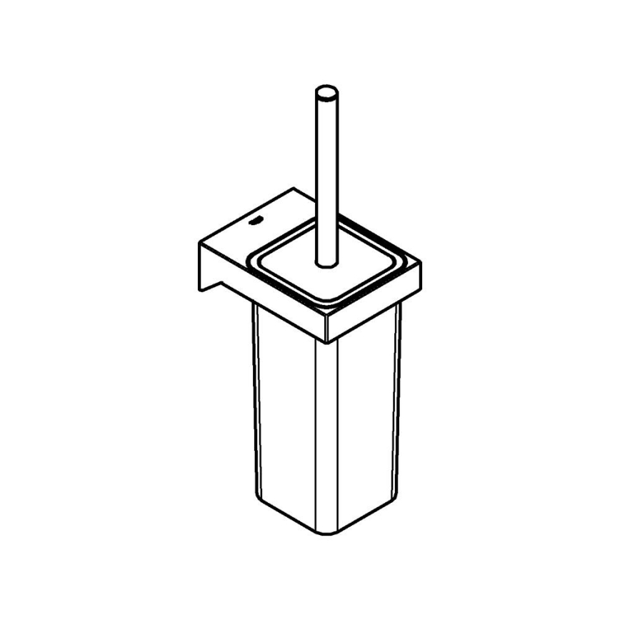 GROHE 40857000 - Комплект для чистки унитаза SELECTION CUBE полированный хром