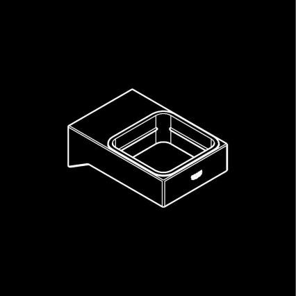 GROHE 40865000 - Держатель SELECTION CUBE полированный хром