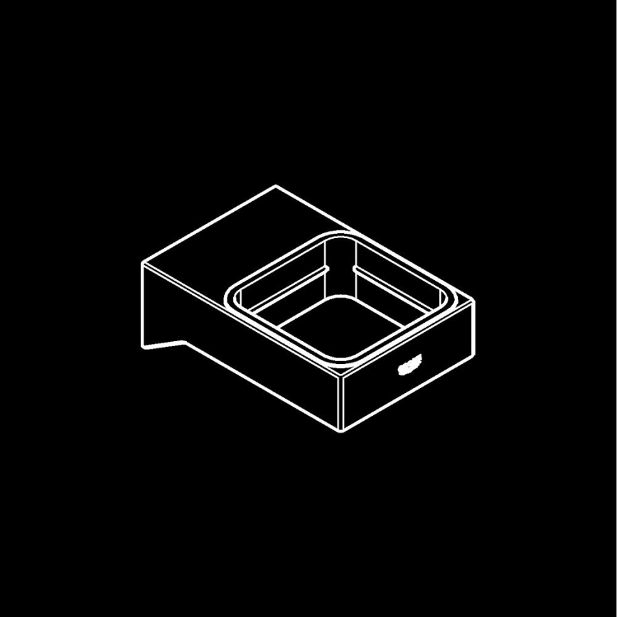 GROHE 40865000 - Тримач SELECTION CUBE глянцевий хром