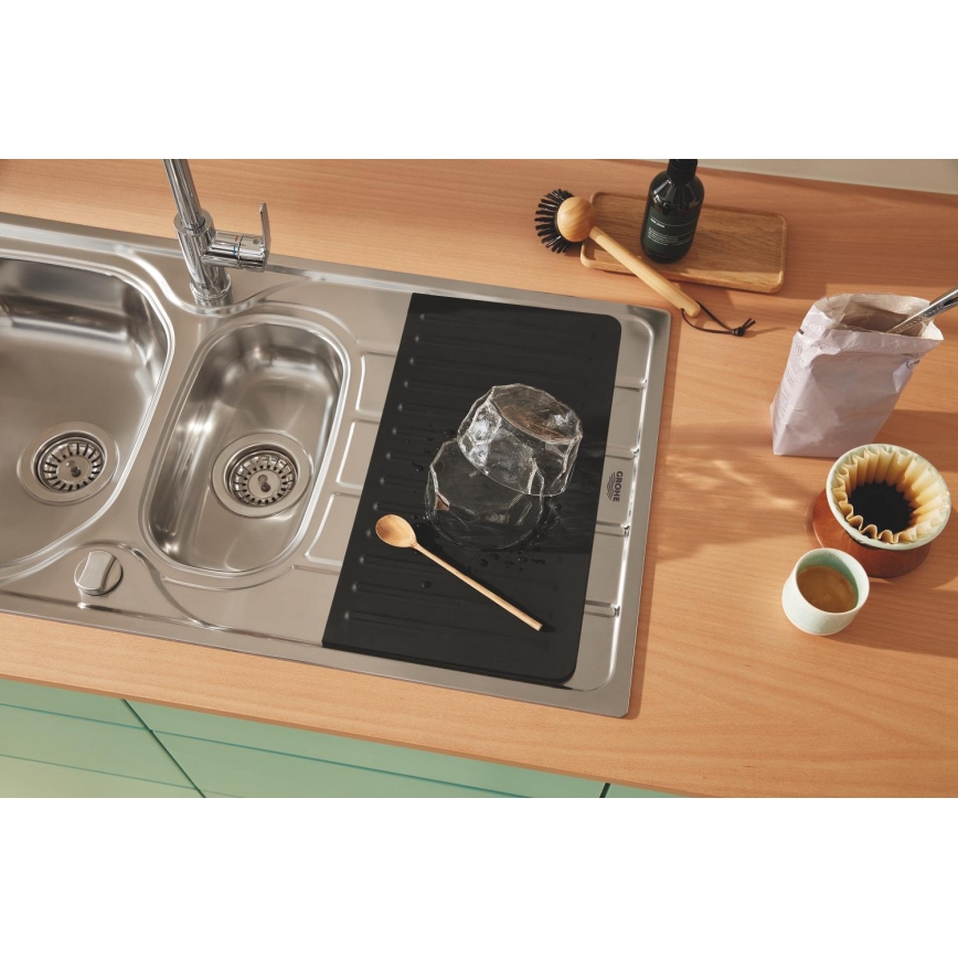 GROHE 40871K00 - Піддон для стікання 450 x 400 мм кераміка/чорний