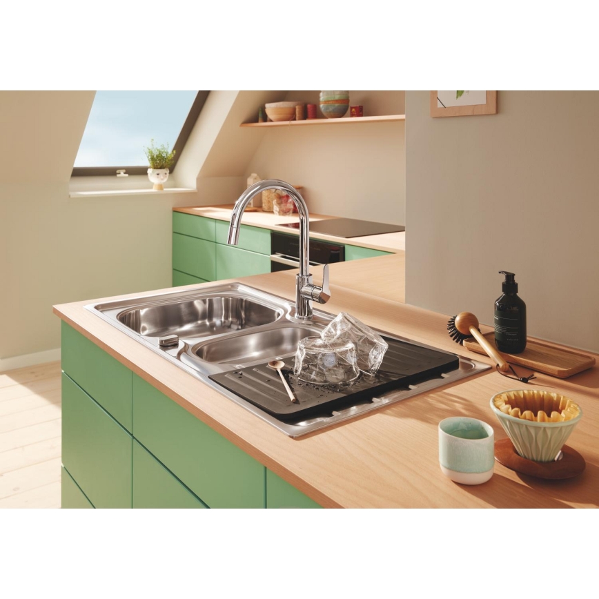 GROHE 40871K00 - Піддон для стікання 450 x 400 мм кераміка/чорний