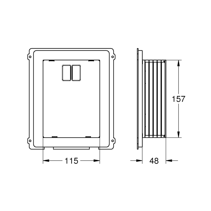 GROHE 40949000 - Ревизионная шахта RAPID