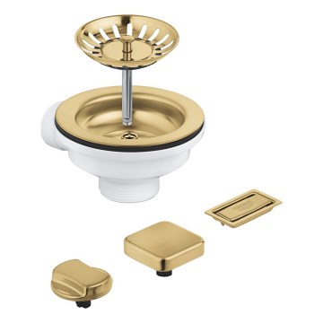 GROHE 40996GN0 - Зливний комплект для кухонних мийок, золотий