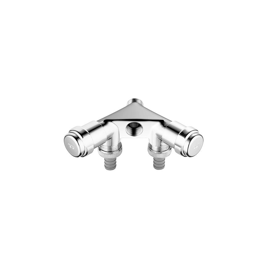 GROHE 41020000 - Двойной вентиль EGGEMANN 12” полированный хром