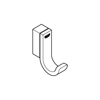 GROHE 41039DC0 - Крючок для банного халата SELECTION из нержавеющей стали