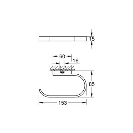 GROHE 41068AL0 - Тримач для туалетного паперу SELECTION графіт