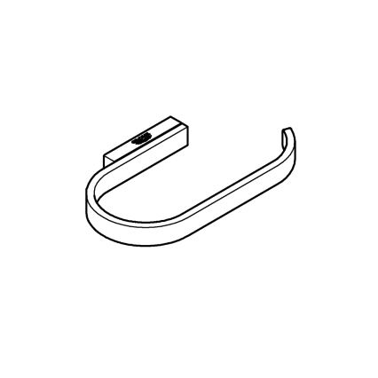 GROHE 41068DC0 - Держатель для туалетной бумаги SELECTION 15,3 × 1,5 × 8,5 см нержавеющая сталь