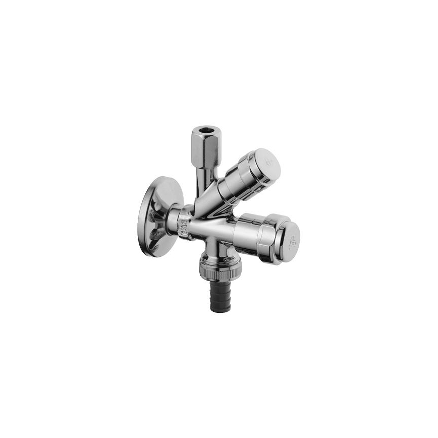 GROHE 41073000 - Комбінований кутовий вентиль WAS 12” × 38” блискучий хром