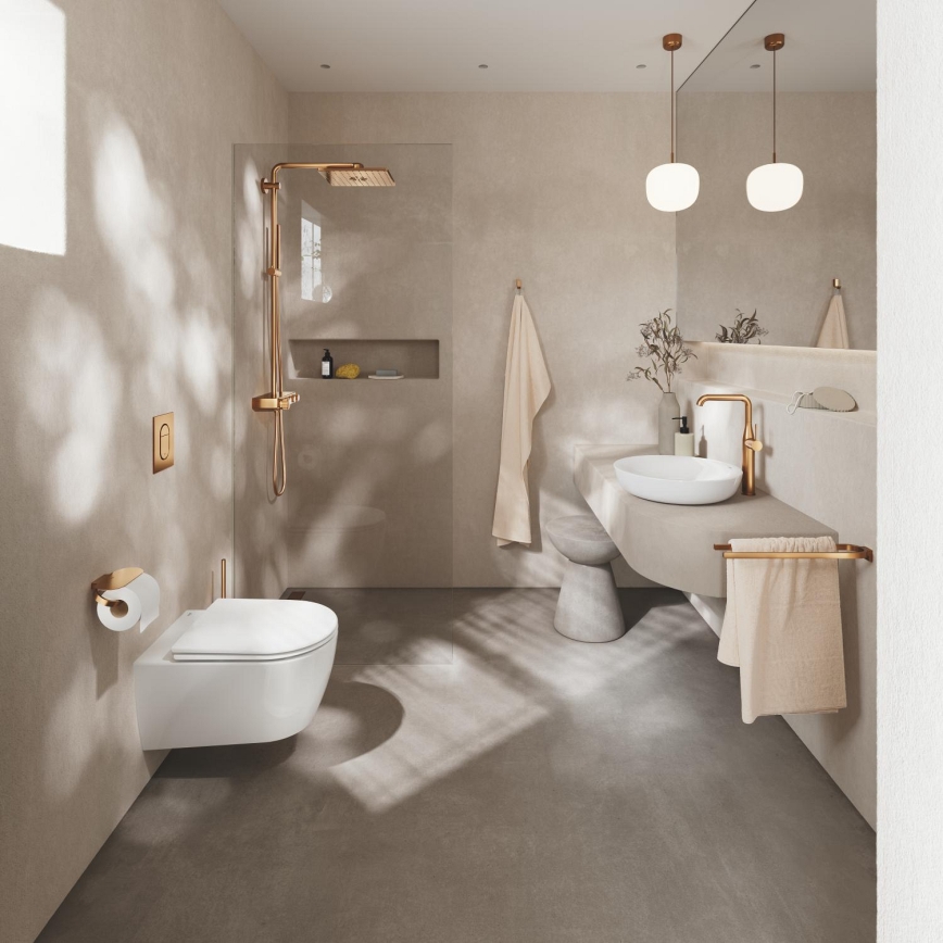 GROHE 41076DL0 - Набор для чистки унитаза SELECTION, бронзовый
