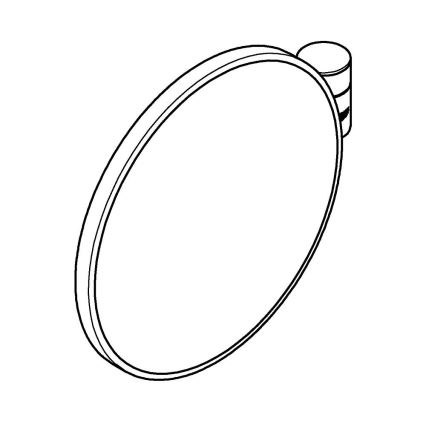 GROHE 41077000 - Косметичне дзеркало SELECTION 20 × 20 см, глянцевий хром