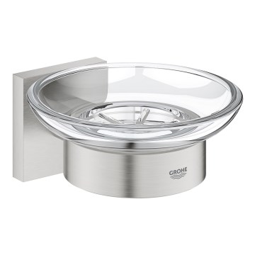 GROHE 41096DC0 - Мыльница START CUBE 110 x 56 x 125 мм, нержавеющая сталь