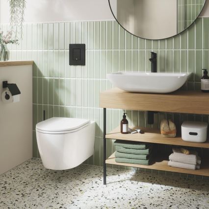 GROHE 411022430 - Тримач туалетного паперу START CUBE чорний