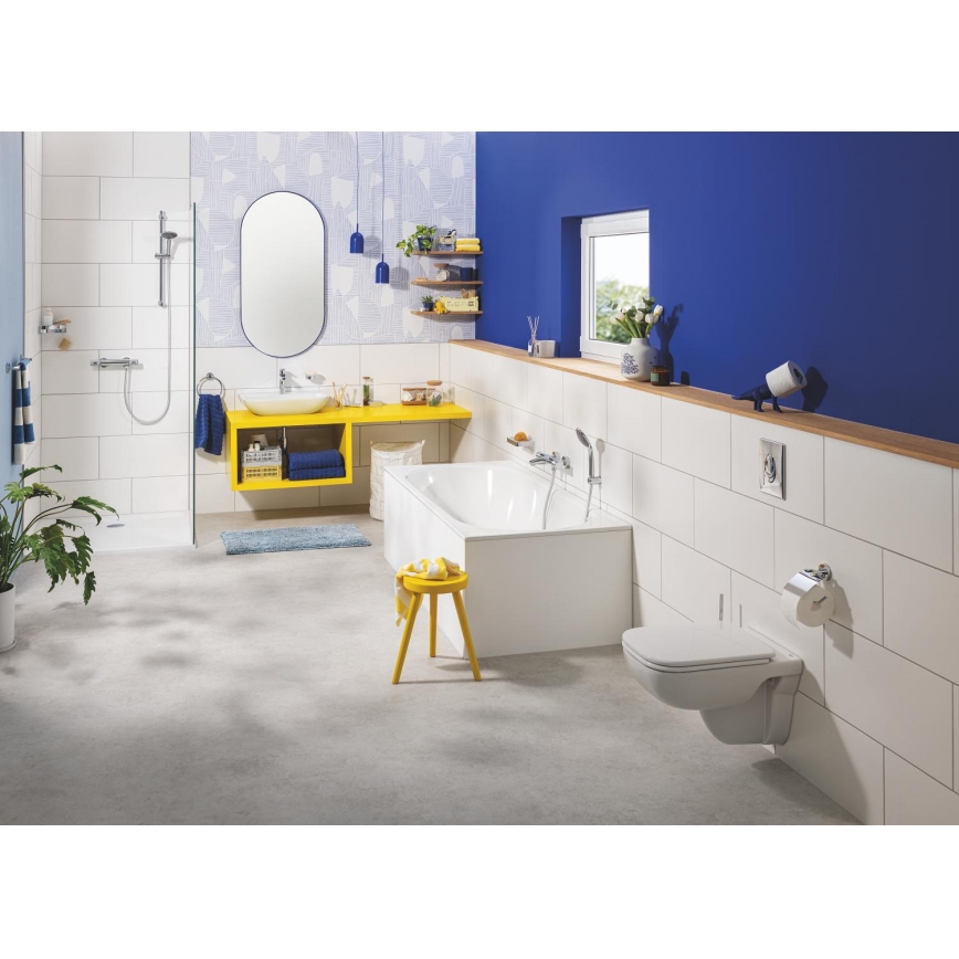GROHE 41106000 - Угловая душевая полка START CUBE, 16 см, полированный хром