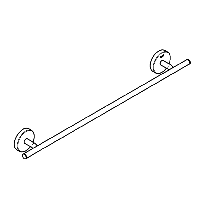 GROHE 41166000 - Полотенцедержатель 522 мм, полированный хром