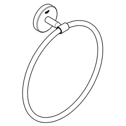 GROHE 41167000 - Тримач для рушників START COSMOPOLITAN, діаметр 200 мм, глянцевий хром