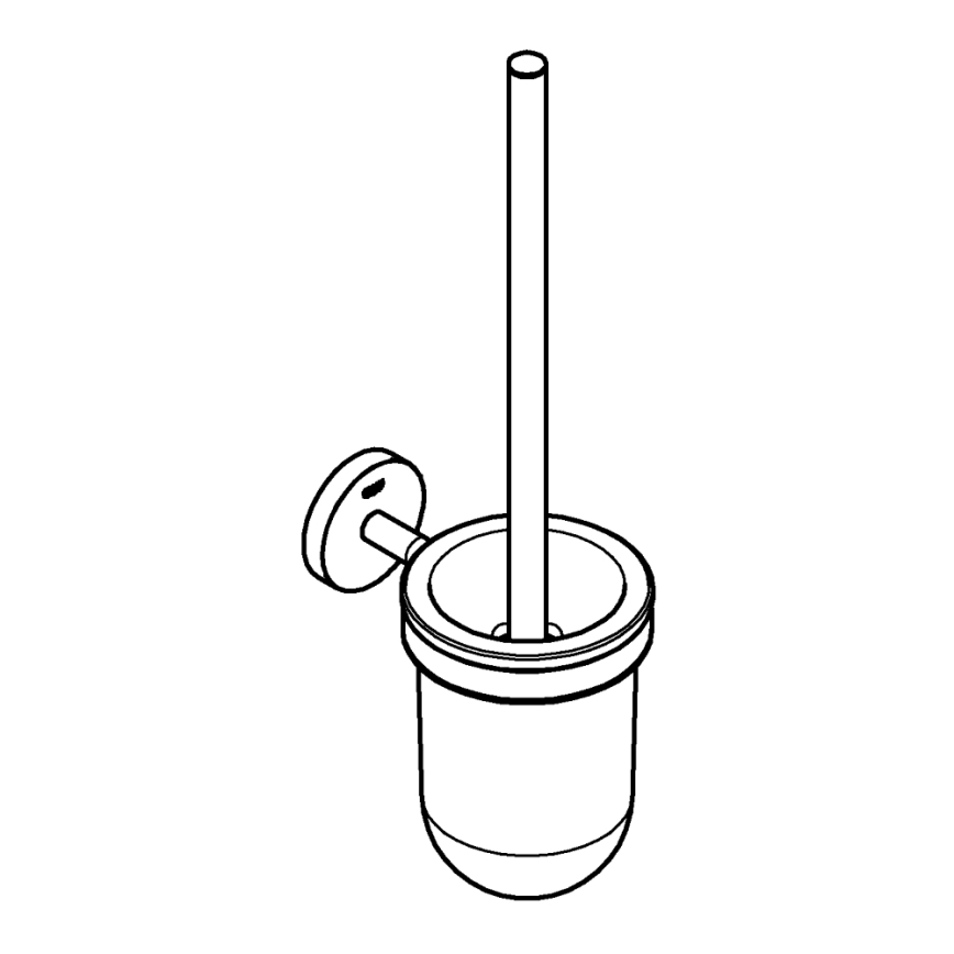 GROHE 41169000 - Комплект для чистки туалета START, матовый хром