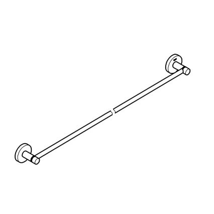 GROHE 411872430 - Тримач для рушників START 854 мм чорний