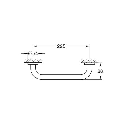 GROHE 41189000 - Ручка START 349, полированный хром