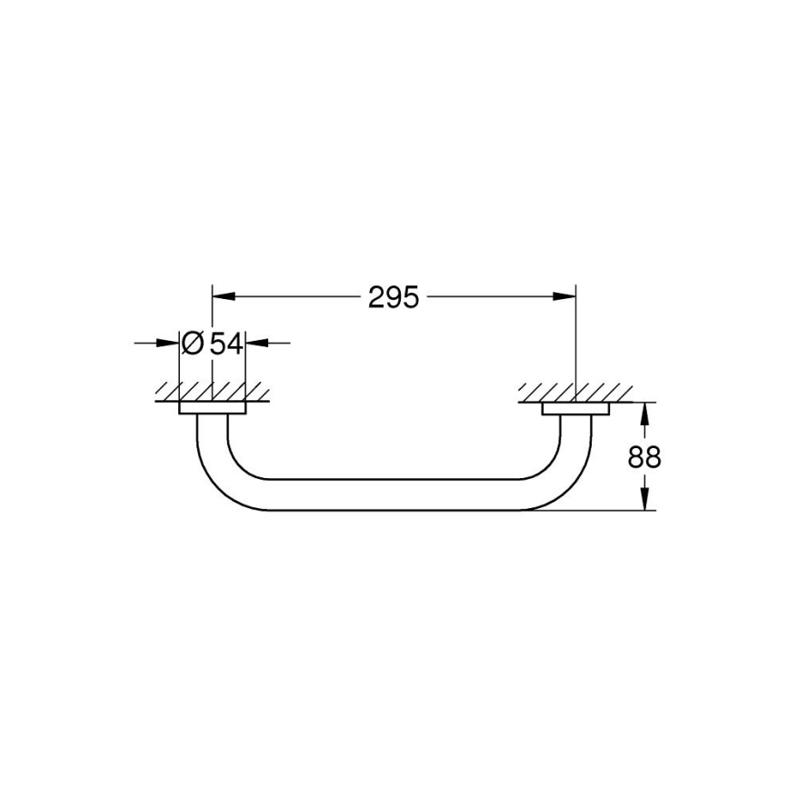 GROHE 41189000 - Ручка START 349, полированный хром