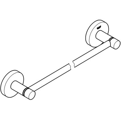 GROHE 41197DC0 - Тримач для рушників START 504 мм з нержавілої сталі