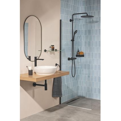 GROHE 412022430 - Скляна полиця START 530 мм чорна