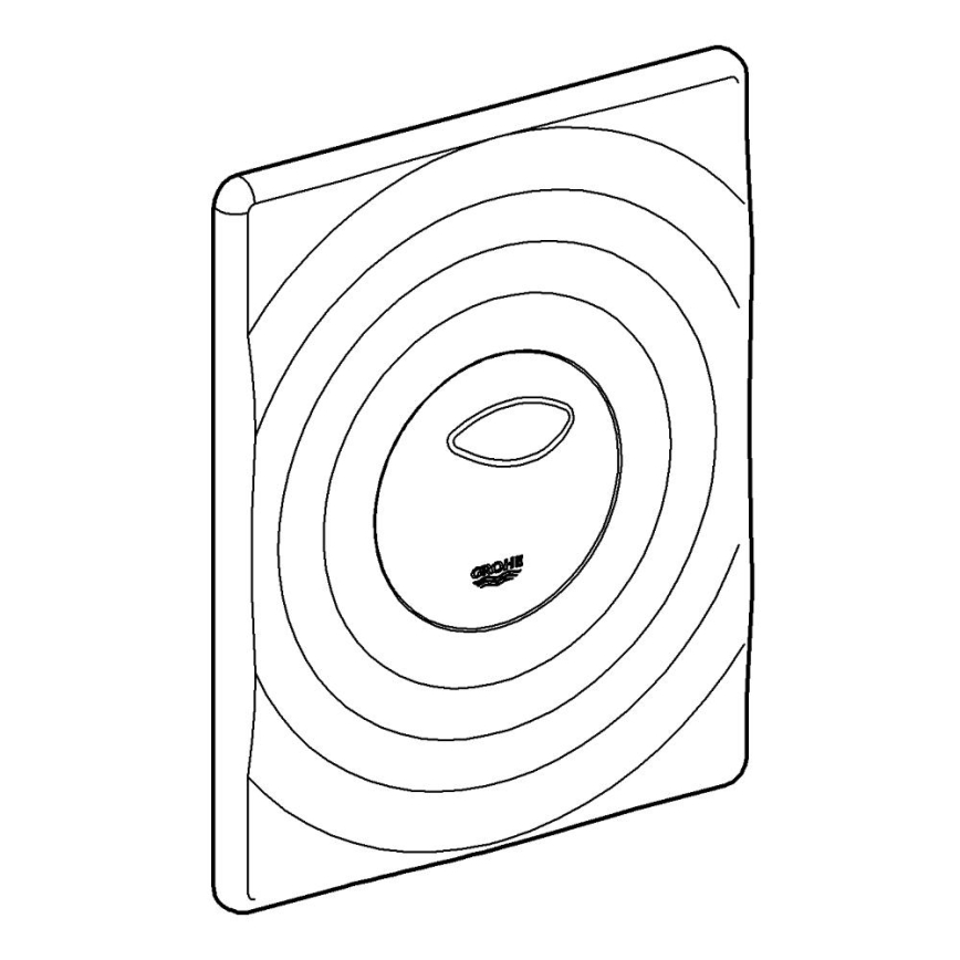 GROHE 42302SH0 - Кнопка смыва SURF 156 × 197 мм белая