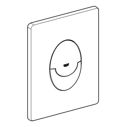 GROHE 42304SH0 - Кнопка змиву SKATE AIR 156 × 197 мм біла