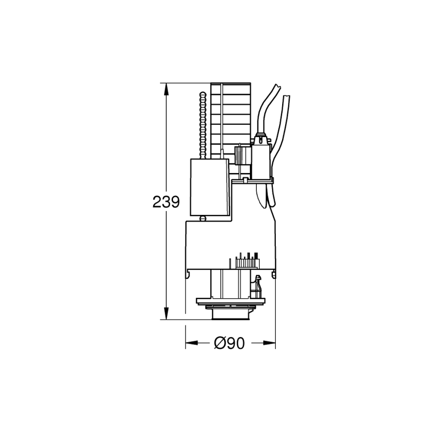 GROHE 42774000 - Зливний клапан полірований хром