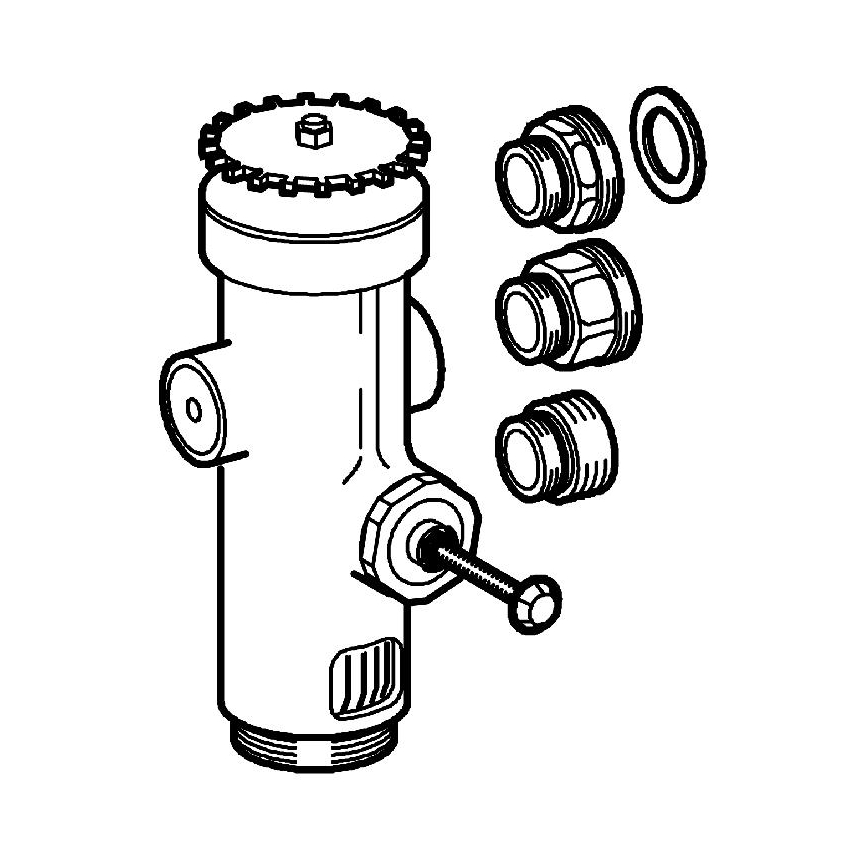 GROHE 43996000 - Тисковий змивний клапан RONDO 3”
