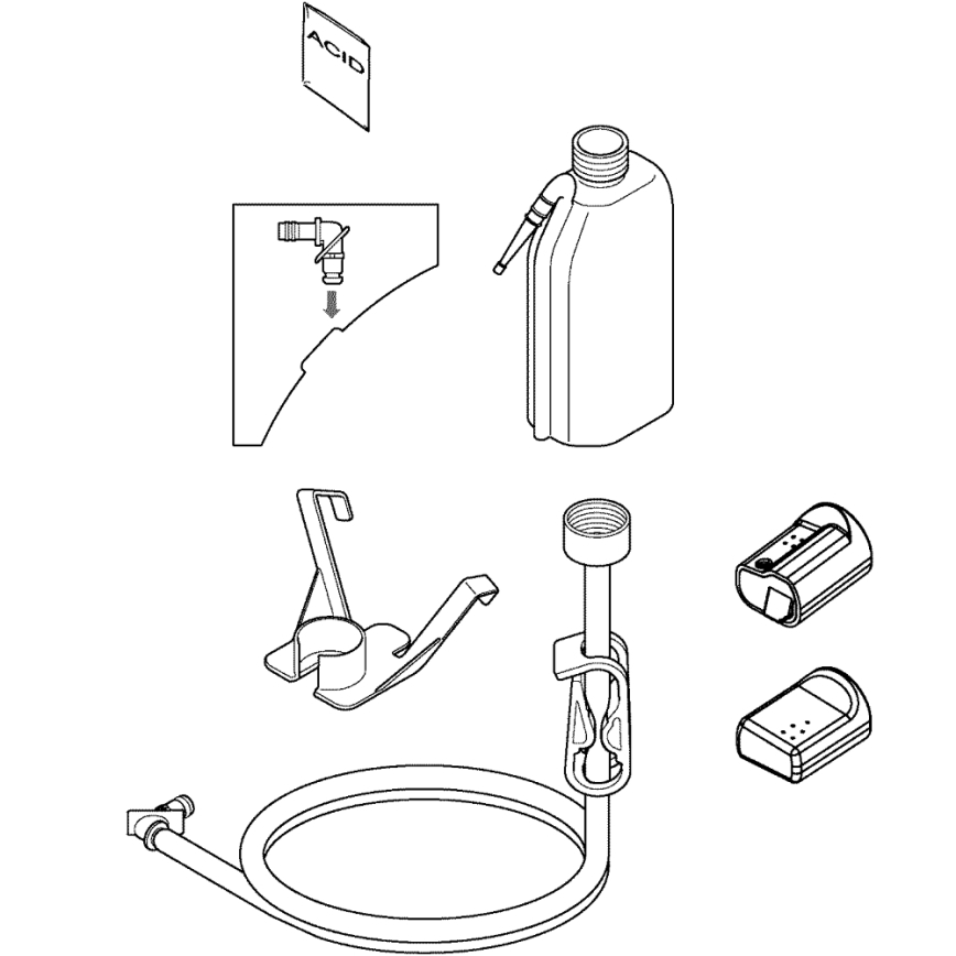 GROHE 46978001 - Комплект для видалення вапняного нальоту SENSIA ARENA