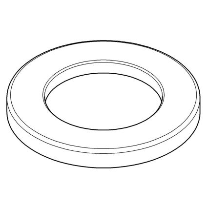 GROHE 48165000 - Декоративная монтажная панель для однорычажных смесителей для раковины и биде, хром