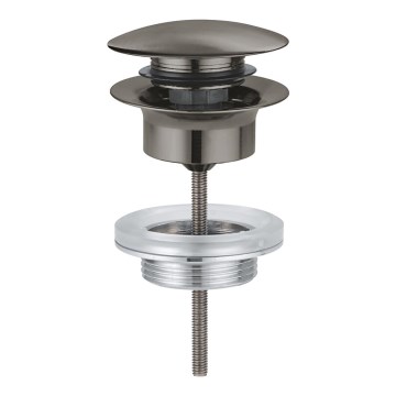 GROHE 65807AL0 - Зливна арматура для умивальника з переливом графіт