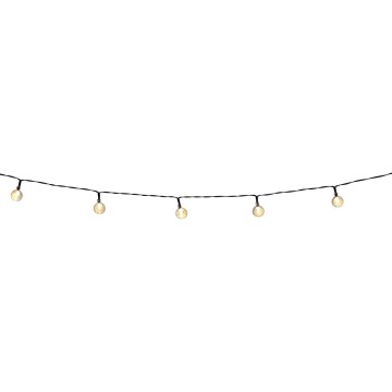 Grundig - LED Гірлянда на сонячній батареї з регулюванням яскравості 50xLED/8 функцій 9,35м IP44 теплий білий + пульт дистанційного керування