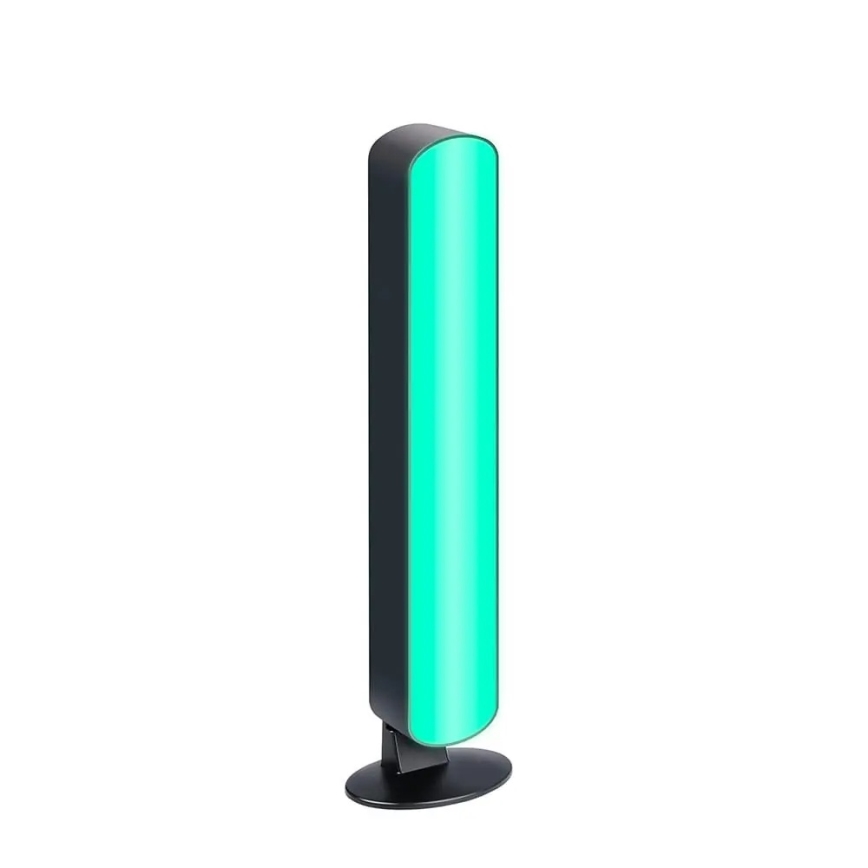Grundig - LED RGBW настільна лампа з регулюванням яскравості LED/0,7W/5V чорна + пульт дистанційного керування