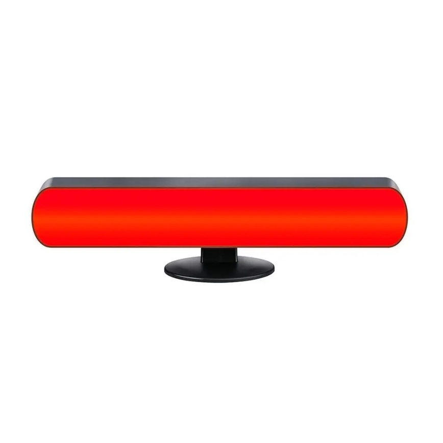 Grundig - LED RGBW настільна лампа з регулюванням яскравості LED/0,7W/5V чорна + пульт дистанційного керування