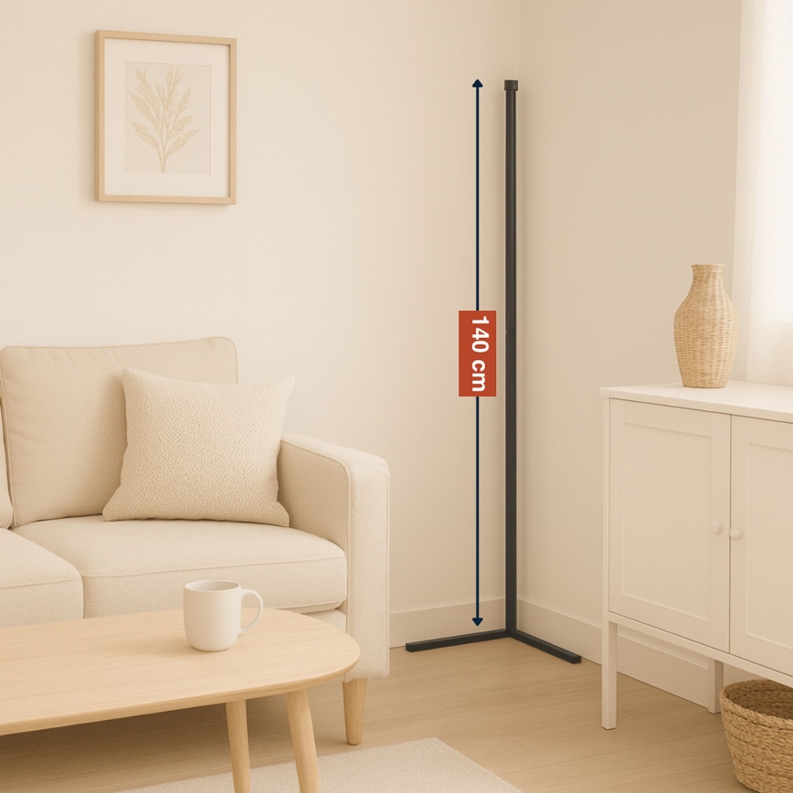 Grundig - LED RGBW торшер з регулюванням яскравості LED/6W/230V + пульт дистанційного керування