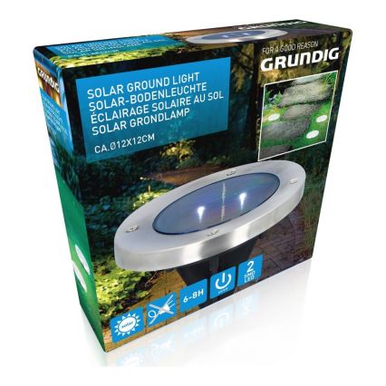 Grundig - Светильник на солнечной батарее LED 2xLED/1,2В 600 мАч