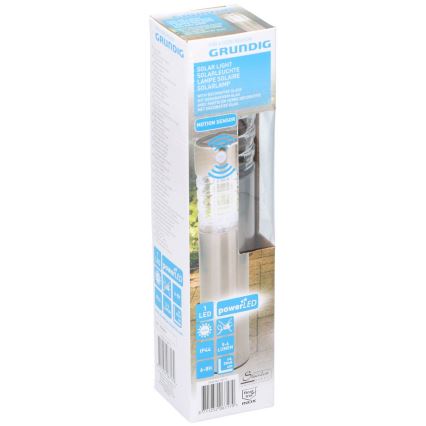 Grundig - Світлодіодна сонячна лампа з датчиком руху та сутінків LED/1,2В 600 мАг IP44