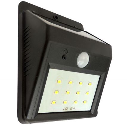 Grundig - Світильник на сонячній батареї з LED, датчиком руху та сутінковим датчиком LED/0,25 Вт/1xAA 600 мАг