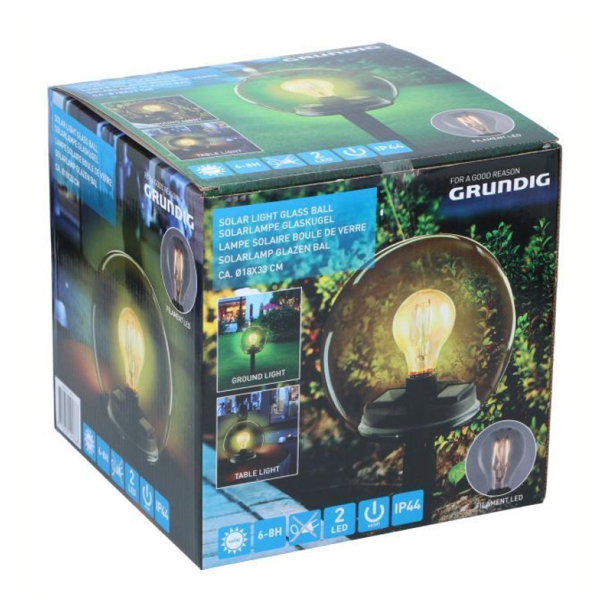 Grundig - LED Світильник на сонячній батареї LED/3,7V IP44