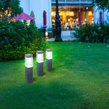 Grundig - НАБІР 3x Лампа на сонячній батареї LED/1,2V 6,5x35,5 см