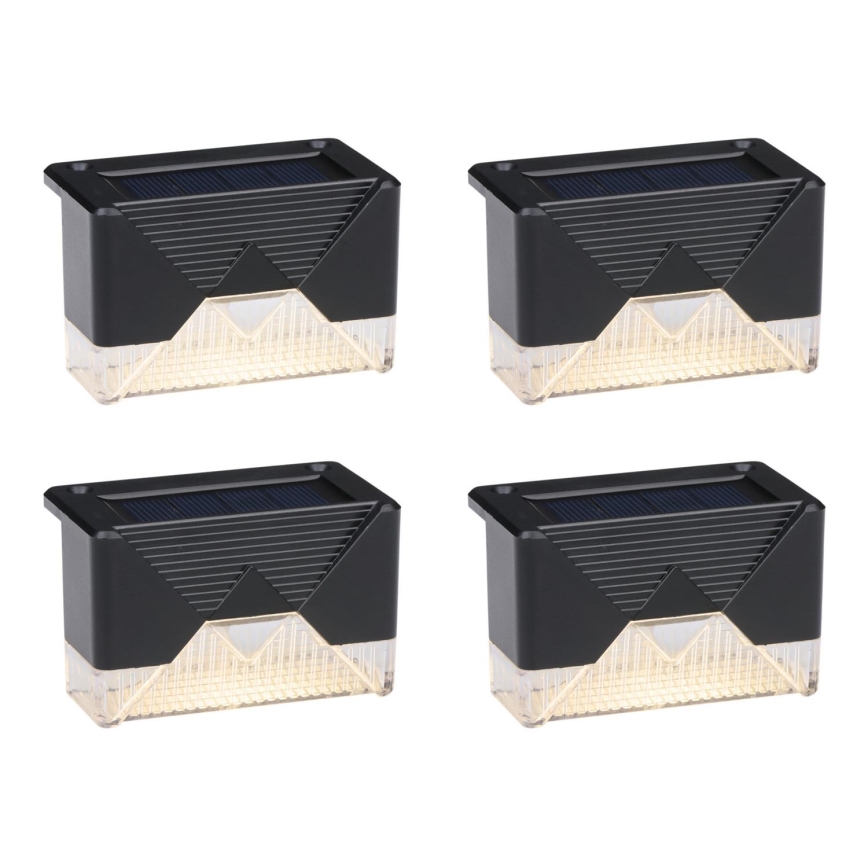 Grundig - НАБІР 4x Світлодіодний настінний світильник на сонячній батареї LED/1,2V IP44