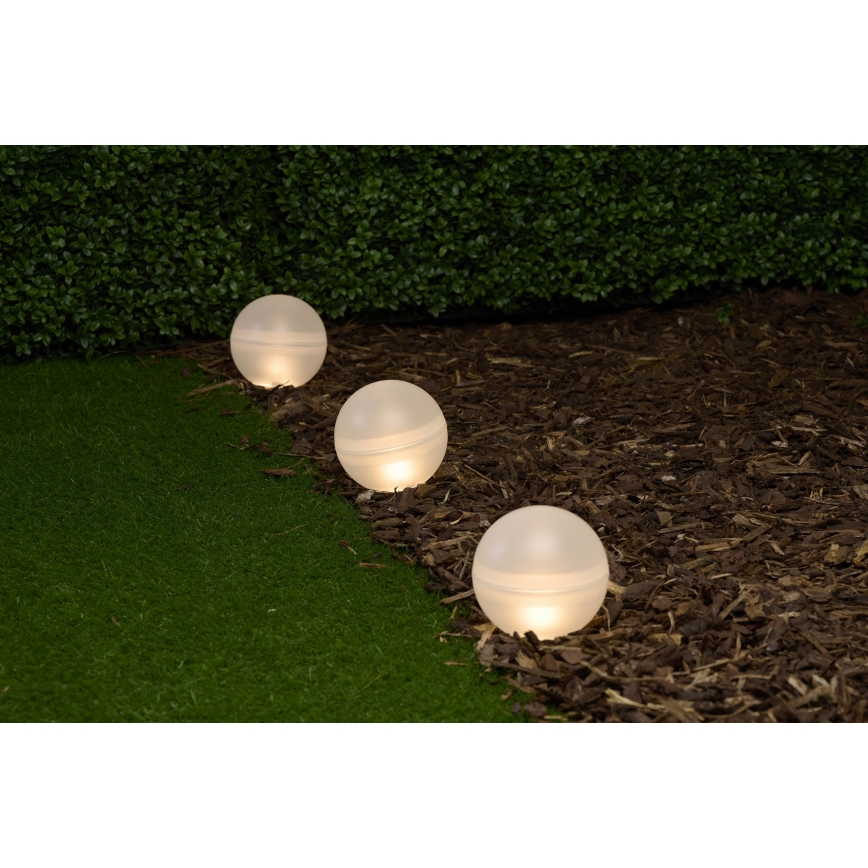 Grundig - НАБІР 5x LED RGBW  Світильник на сонячній батареї LED/3,2V IP44