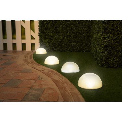 Grundig - НАБІР 5x LED RGBW Світильник на сонячній батареї LED/3,2V IP44
