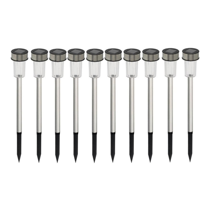 Grundig - Набор 10x светодиодных светильников на солнечной батарее LED/1,2V