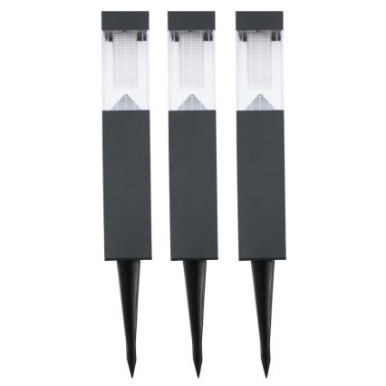 Grundig - НАБОР 3x Лампа на солнечной батарее LED/1,2V 6,5x35,5 см