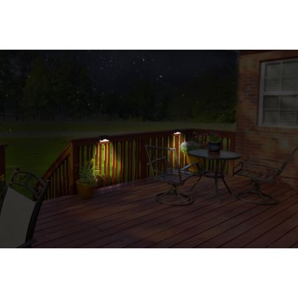 Grundig - НАБОР из 4 светодиодных солнечных настенных светильников LED/1,2В 600 мАч IP44